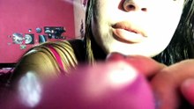 Asmr toques e pincel na tela