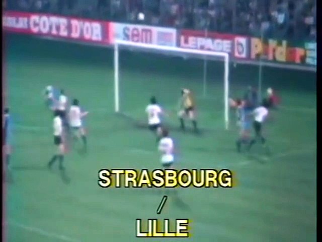 LILLE - STRASBOURG - 1978 - SAISON 1978/1979 -