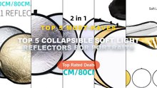 Best Top 5 Collapsible Soft Light Reflectors For Portraits on AliExpress | Review - Reflector 30CM 60CM 80CM 110CM Silve...