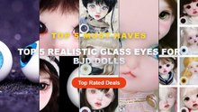 Amazing Top 5 Realistic Glass Eyes For BJD Dolls You Need To See - BJD Eyeball 14mm Quarter Glass Eyeball Small Iris Mol...