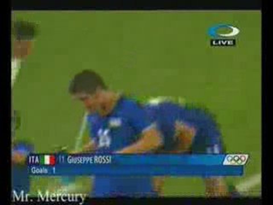 Rossi scores for Italy vs South Korea