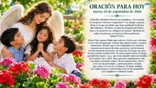 ORACIÓN PARA HOY  Jueves 10 de septiembre de 2026