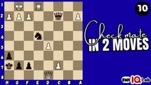 #NoEasyMoves 💪💯 Can you checkmate in 2 moves? (Part 6) (Black to play)♟️