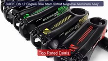 BUCKLOS 17 Degree Bike Stem 90MM Negative Aluminum Alloy MTB Bicyc... -- Best Deal 2026 | Shop Now!