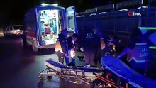 Bursa\'da çalıntı motosikletle kaza yaptılar!