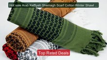 Hot sale Arab Keffiyeh Shemagh Scarf Cotton Winter Shawl Neck Warm... -- Best Deal 2026 | Shop Now!