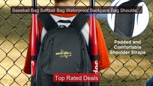 Baseball Bag Softball Bag Waterproof Backpack Bag Shoulder Spo... -- Best Buy 2026 | Great Quality!