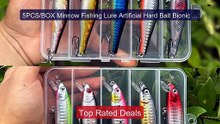 5PCS/BOX Minnow Fishing Lure Artificial Hard Bait Bionic 3D Eyes Fl... -- Top Rated 2026 | Buy Now!