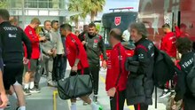 A Milli Futbol Takımı, Bursa'da konaklayacağı otele yerleşti