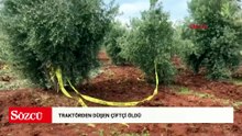 Traktörden düşen çiftçi öldü