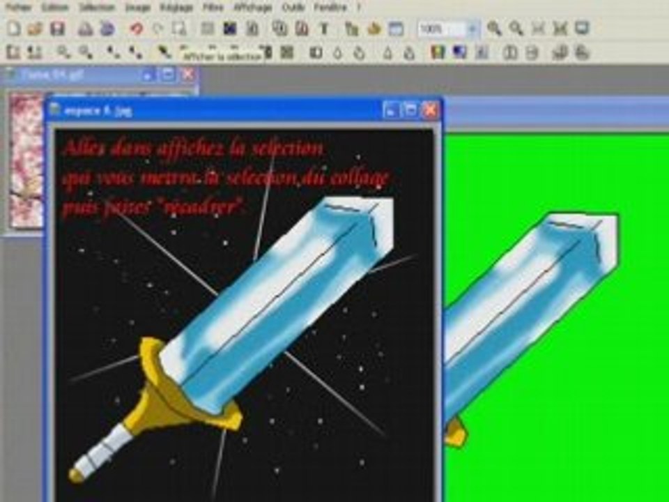 Tuto photophiltre 01-épées