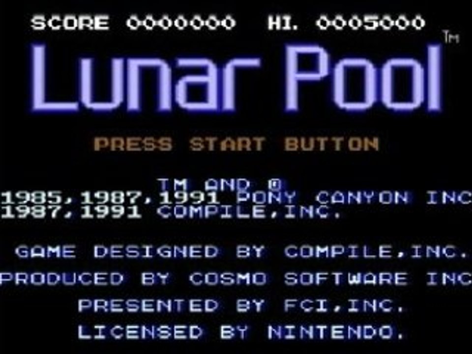 Lunar Pool (NES)