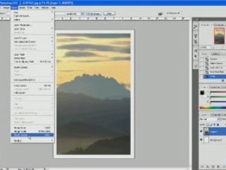 How to make border on image using photoshop