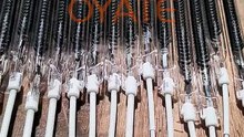 Industrial Clear Quartz Halogen Heating Lamp Infrared Heater Tube for Drying Machine