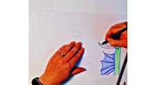 Pure Relaxation: Drawing first meeting  with Colored Pencils