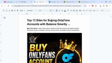 6 Popular Sources to Buy``` OnlyFans Account with Balance in 2027