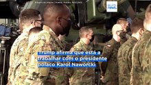 Trump anuncia “grandes progressos” rumo à criação de base militar dos EUA na Polónia