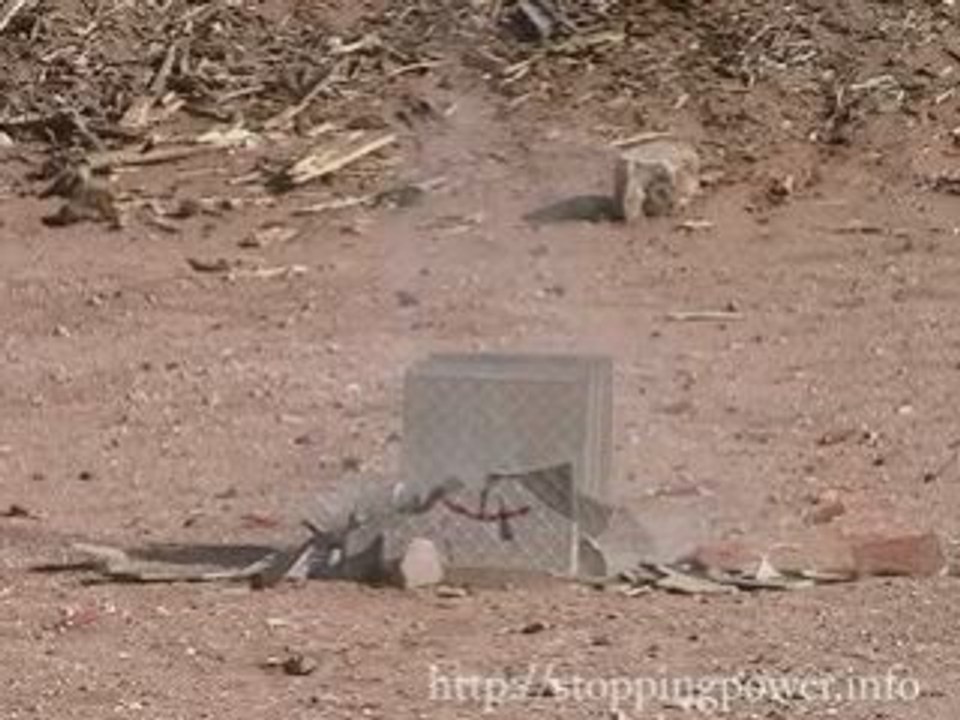 Ruger GP100 .38 Special vs 1 inch tile