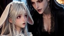 She asks, “Does this make you happy?” And the little bunny actually smiles.