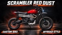 Triumph Scrambler 1200 XE „Red Dust“ mit starkem Custom-Charakter