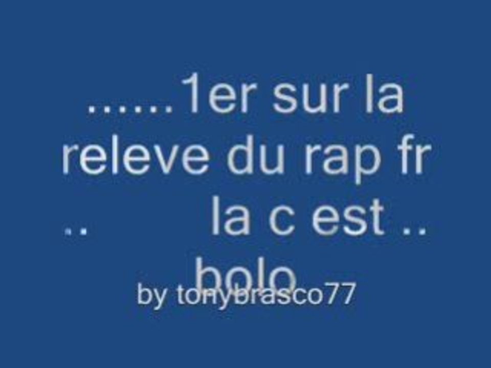 Bolo  . hier aujourd hui demain - rap fr