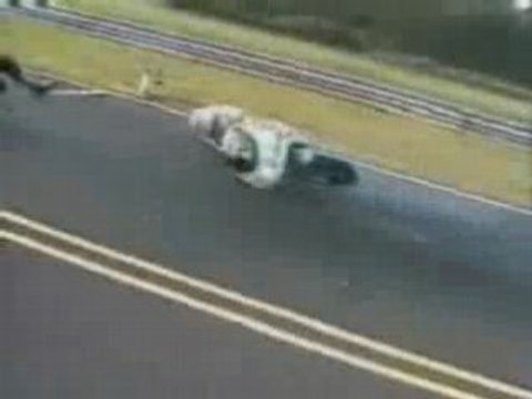 Another Guy Wipes Out Big Time On Motorcycle