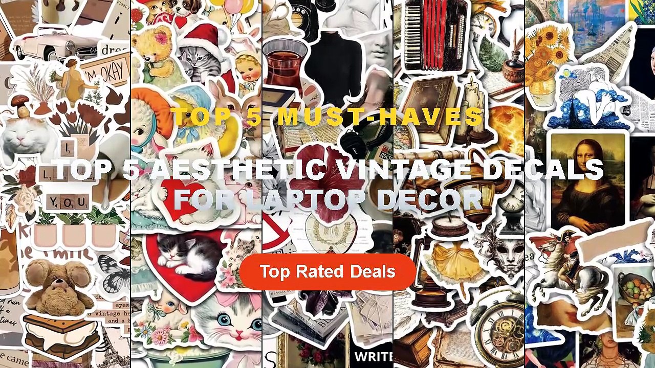 Don't Buy Top 5 Aesthetic Vintage Decals For Laptop Decor Before ...