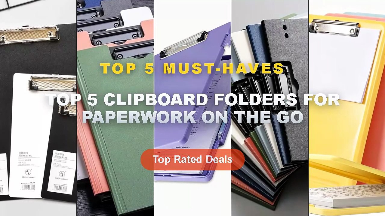 Amazing Top 5 Clipboard Folders For Paperwork On The Go You Need To See ...
