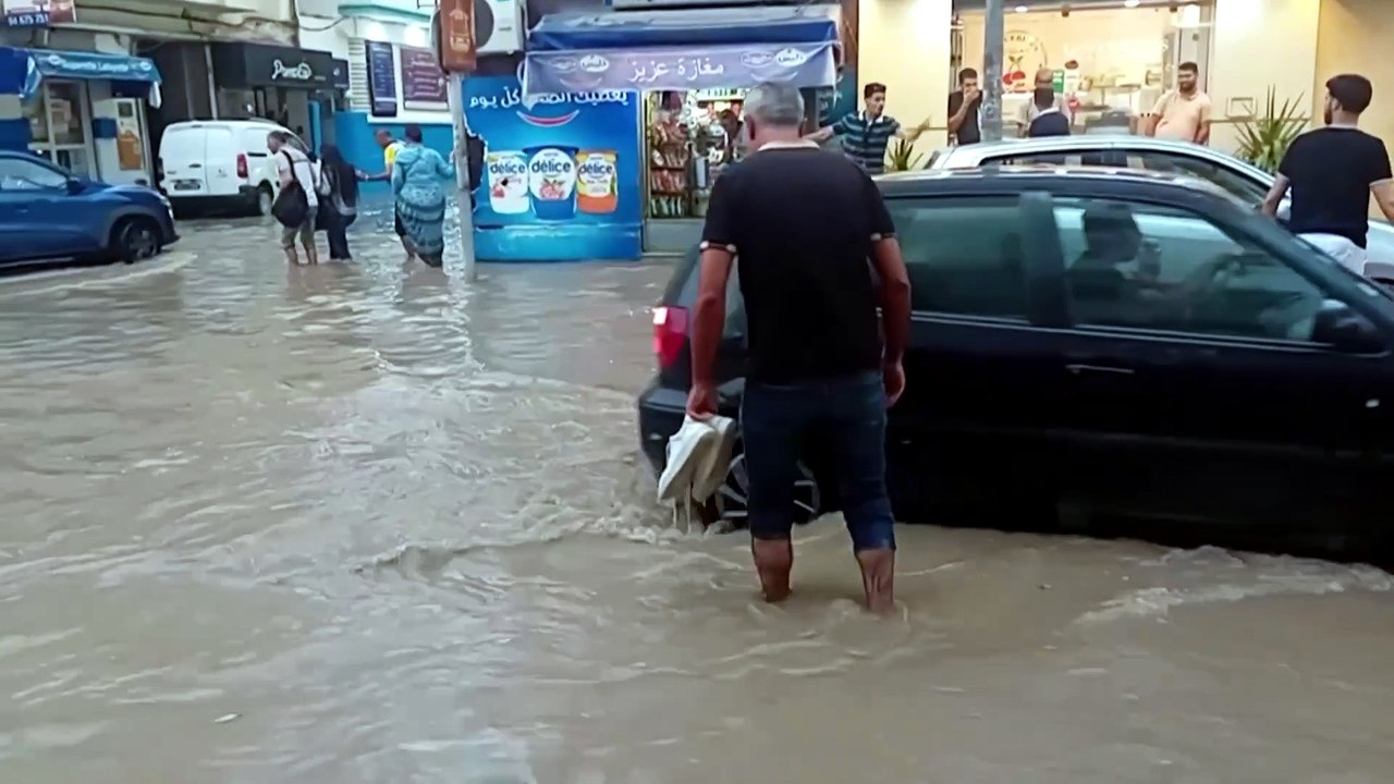 Heftige Regenfälle und Überschwemmungen: Schulen in Tunis bleiben geschlossen