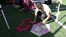 Hakkari'de uçurtmalar Gazzeli çocuklar için gökyüzüne bırakıldı