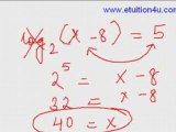 C1 Maths tutoring- Logarithms simplified