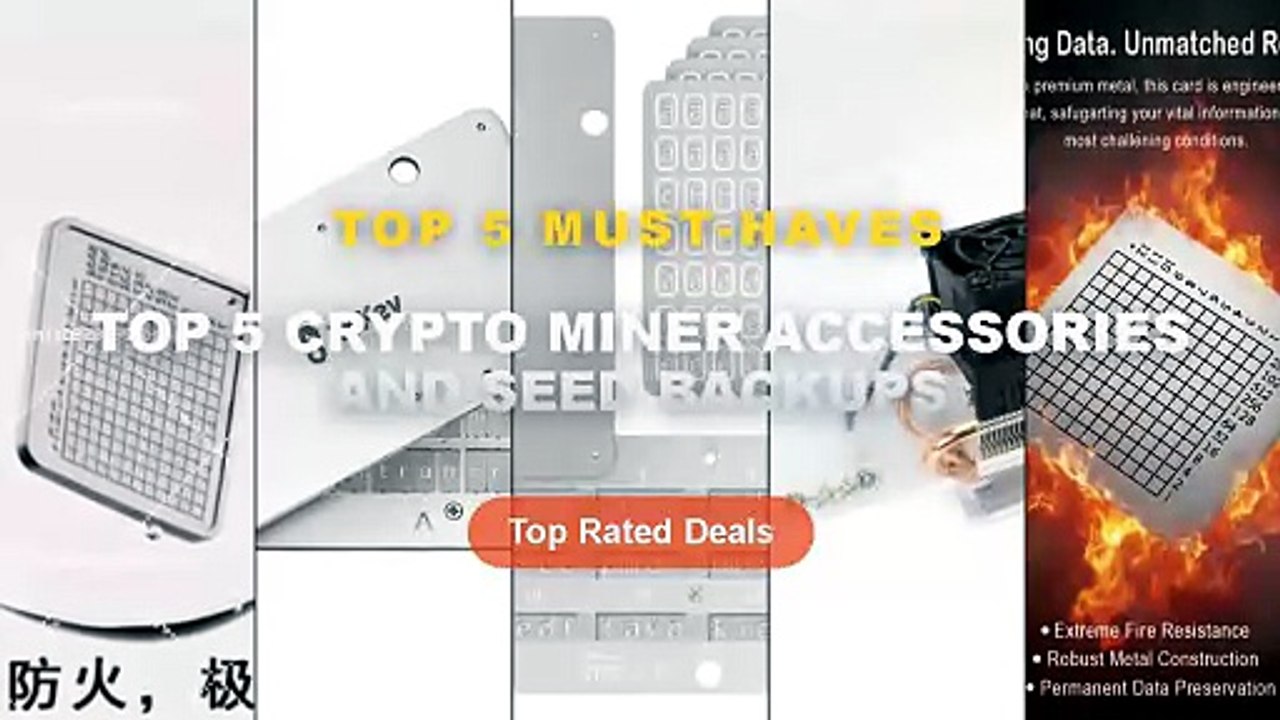 Amazing Top 5 Crypto Miner Accessories And Seed Backups You Need To See - Metal backup mnemonic seed phrase for cold wal...
