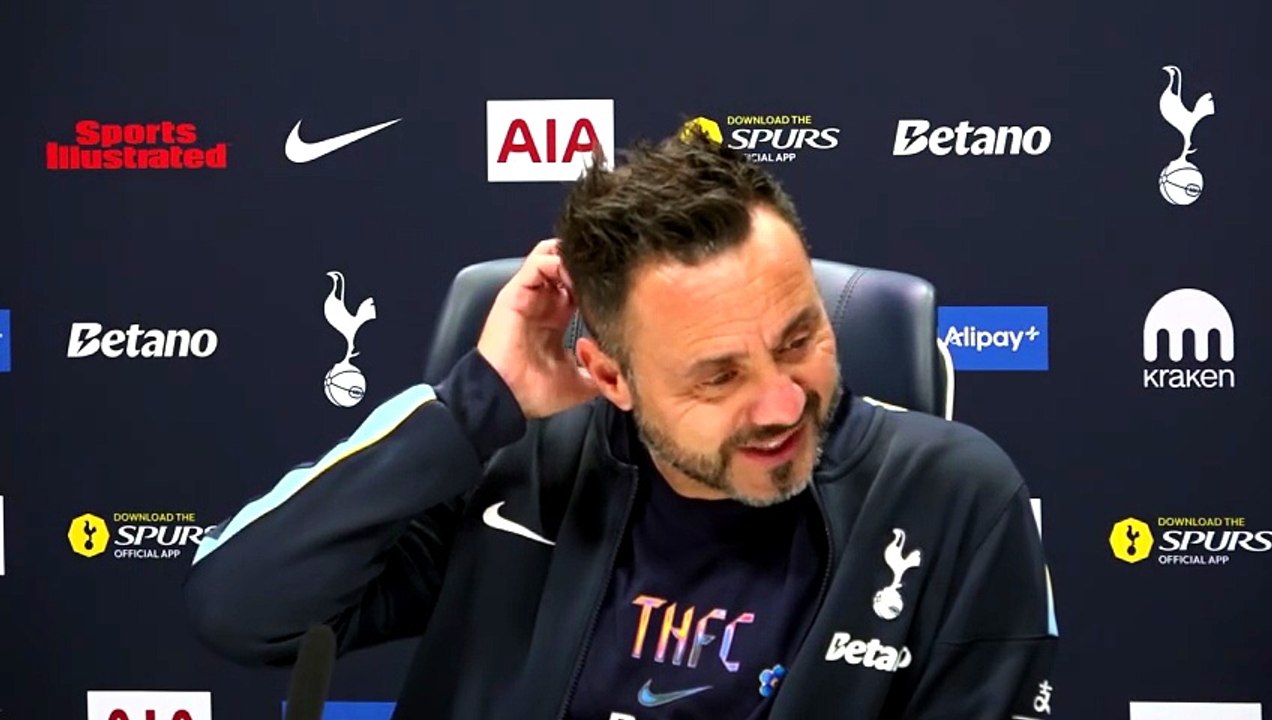 Roberto De Zerbi press conference before Tottenham vs Aston Villa