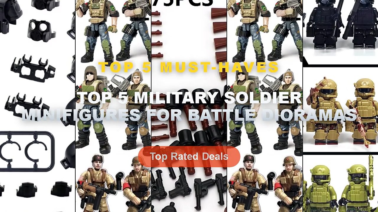 Amazing Top 5 Military Soldier Minifigures For Battle Dioramas You Need ...