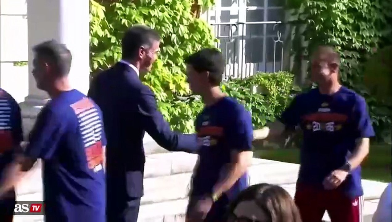 Spain’s champions honoured at La Moncloa after winning the World Cup ...