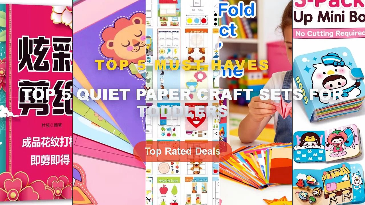 Ultimate Guide to the Best Top 5 Quiet Paper Craft Sets For Toddlers ...
