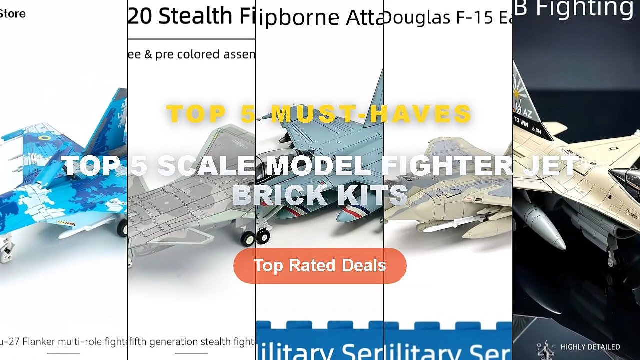 Top 5 Scale Model Fighter Jet Brick Kits: Top 5 Best Sellers - 1/72 ...