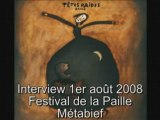 Têtes Raides - Interview au Festival de la Paille
