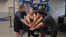 NASA's Artemis 2 Crew Completes Push and Pull Up Challenge