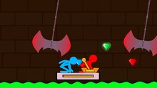 Red and Blue , Stickman Animation - (Part 8 Parkour)
