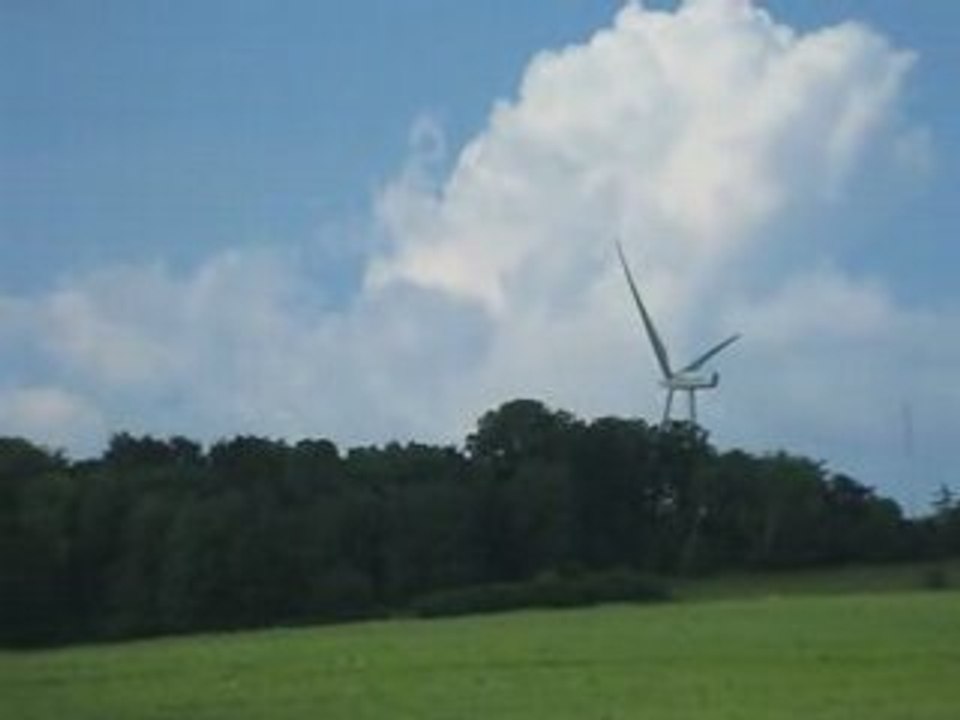 Champs d'éoliennes à Nixeville