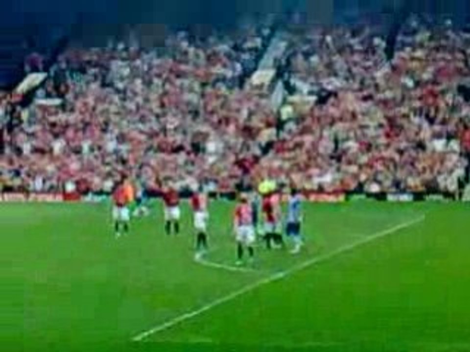Celebrating Campbell's goal
