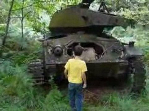 Louka sur le m24 chaffee
