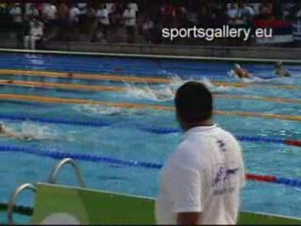 Eurochamps-final 100m men breaststrocke