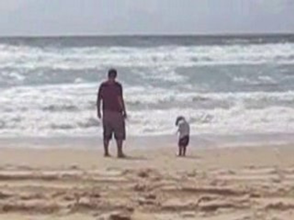 à la plage
