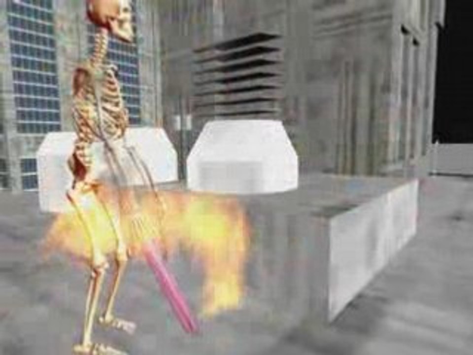 Truespace 7.6 8000 frames rendered 15 minutes