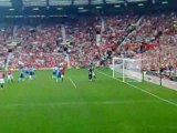 Solskjaer almost scores - shakes goalkeepers hand