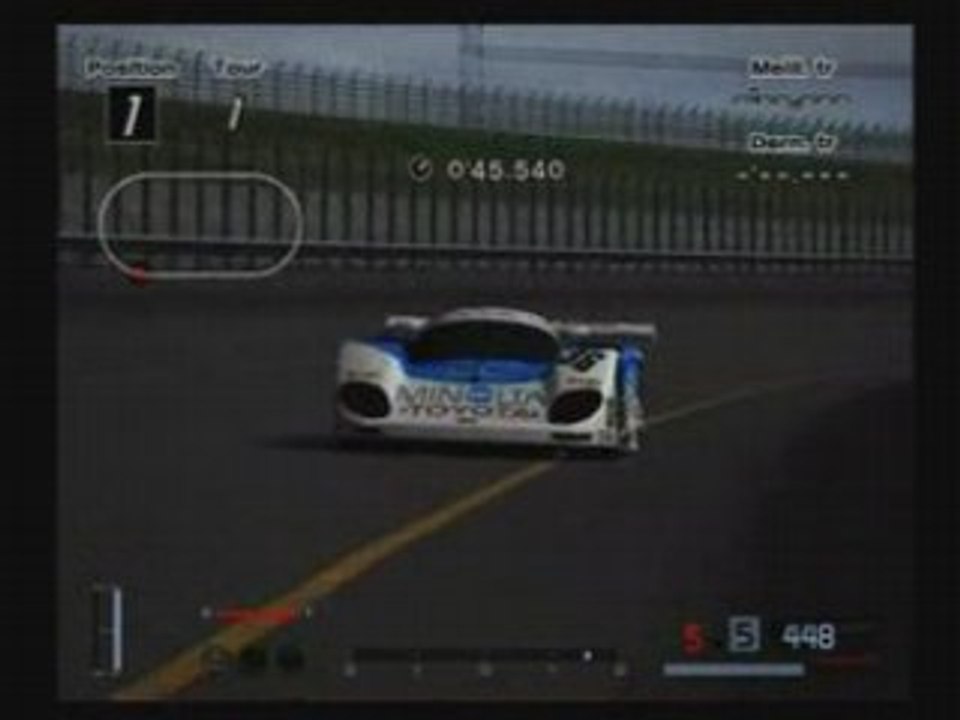 Minolta Toyota 88C-V Race Car 89'