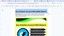 Official Site: Buy OnlyFans Account With Balance Online