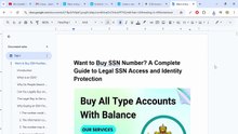 Mega 80 Websites to Buy! SSN Number in Trusted